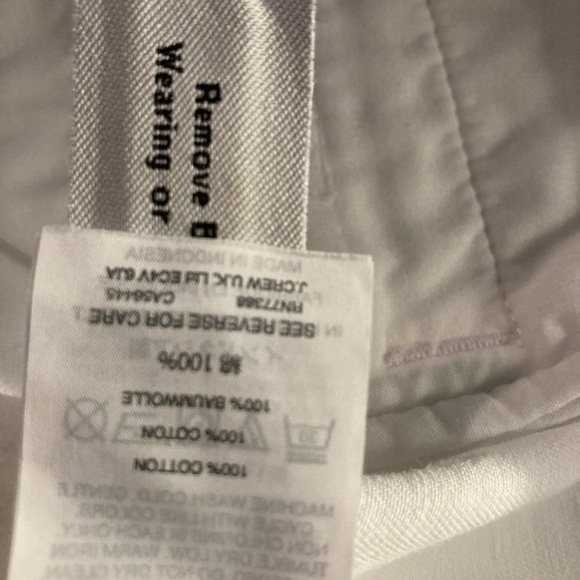 J CREW sz8 classic CHINO SHORTS in white - Picture 5 of 7